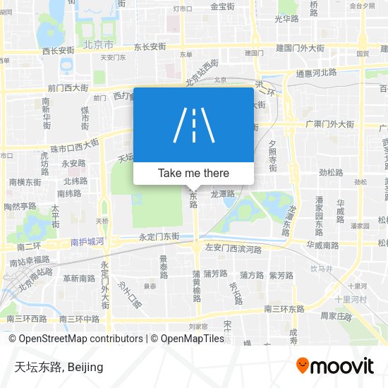 天坛东路 map
