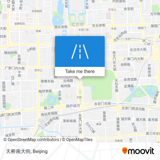 天桥南大街 map