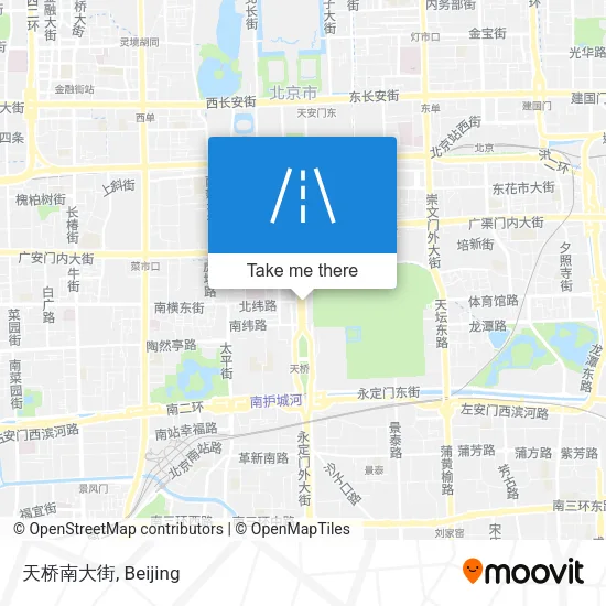 天桥南大街 map