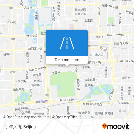 祈年大街 map