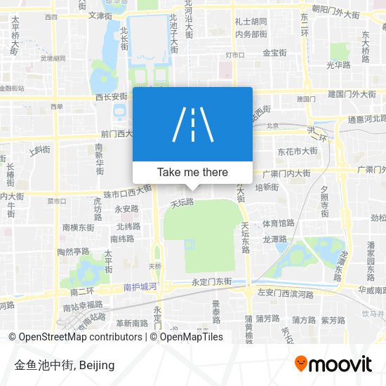 金鱼池中街 map