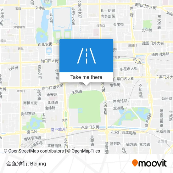 金鱼池街 map