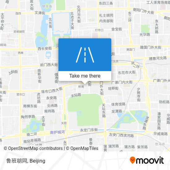 鲁班胡同 map