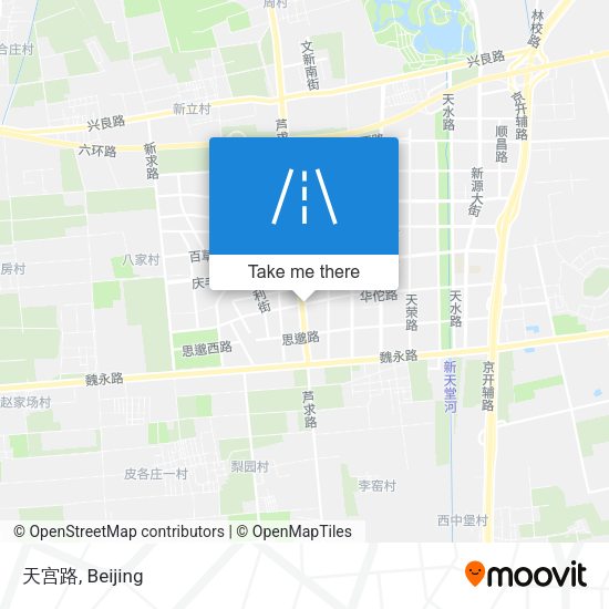 天宫路 map