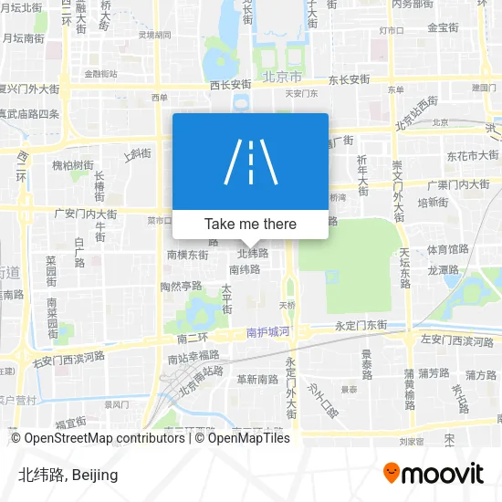 北纬路 map