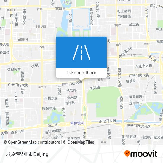 校尉营胡同 map