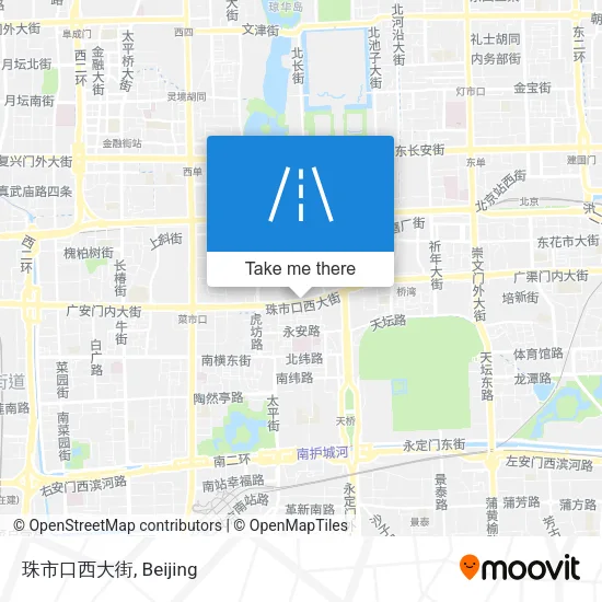 珠市口西大街 map