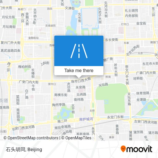 石头胡同 map