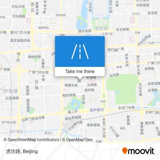 虎坊路 map