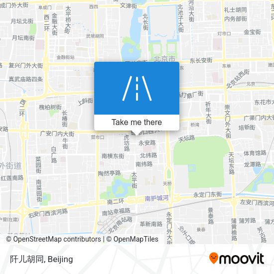 阡儿胡同 map