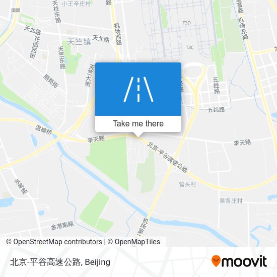 北京-平谷高速公路 map