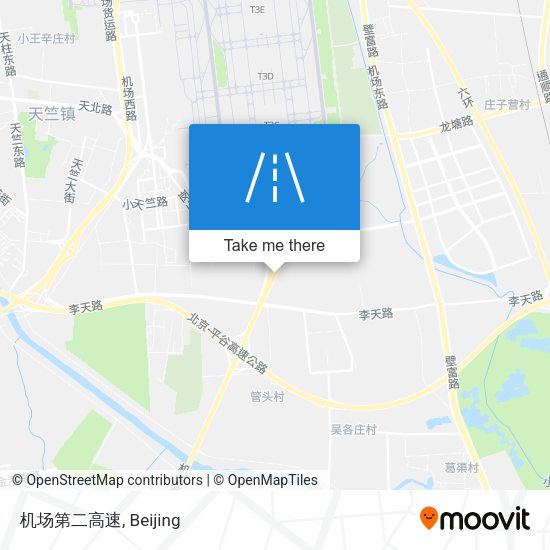 机场第二高速 map