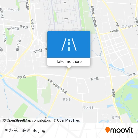 机场第二高速 map