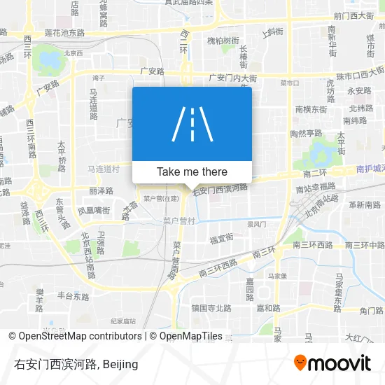 右安门西滨河路 map
