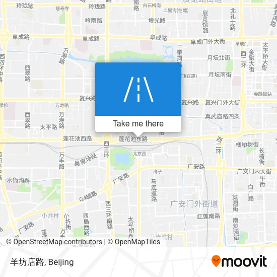 羊坊店路 map