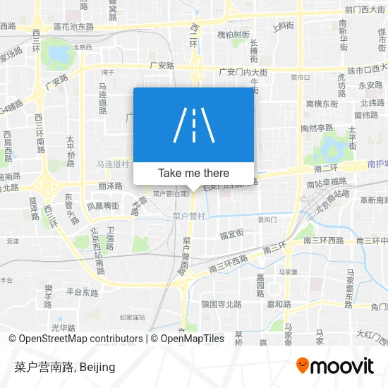 菜户营南路 map