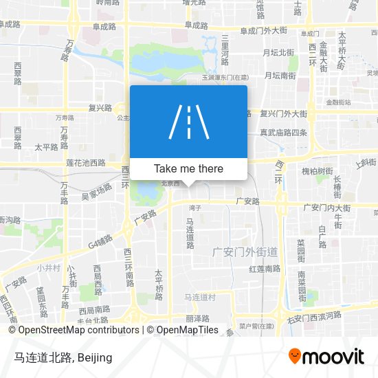 马连道北路 map