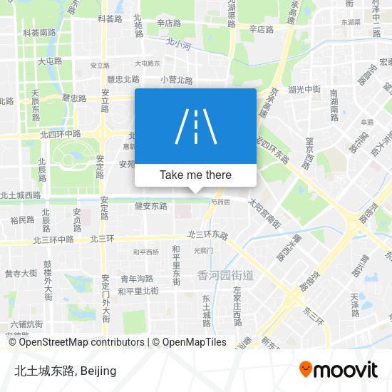 北土城东路 map