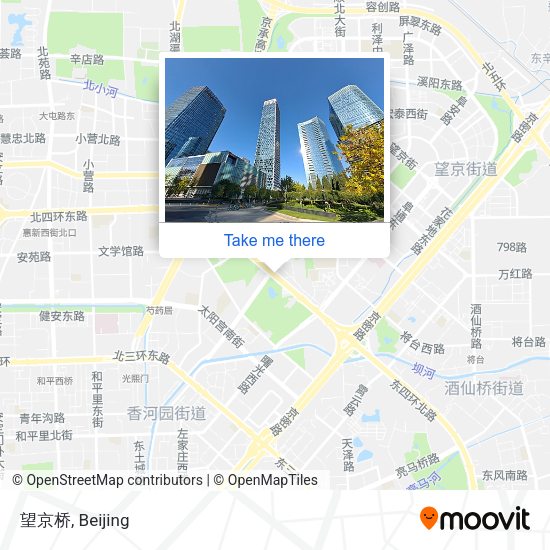 望京桥 map