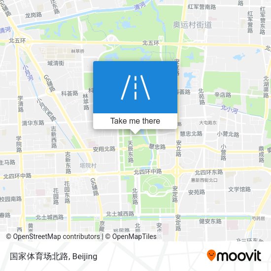 国家体育场北路 map