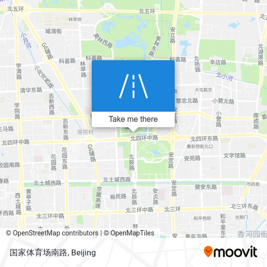 国家体育场南路 map