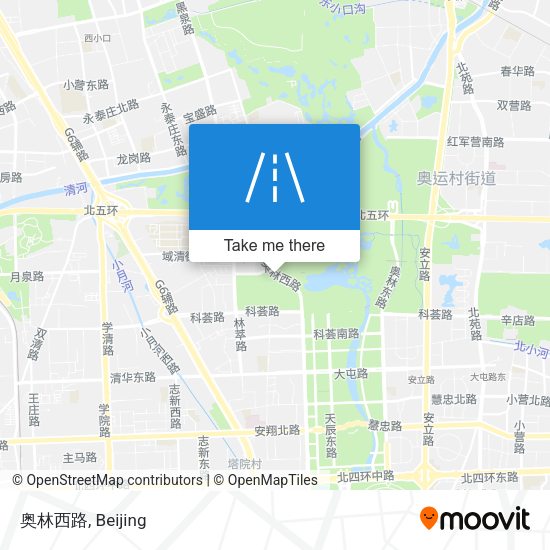 奥林西路 map