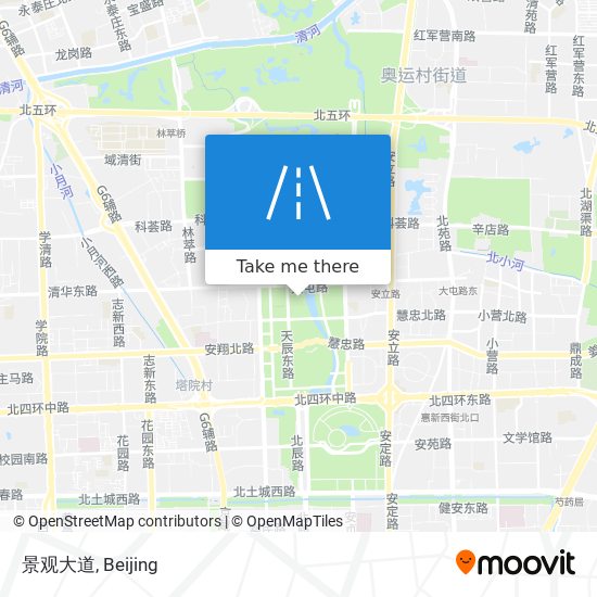 景观大道 map