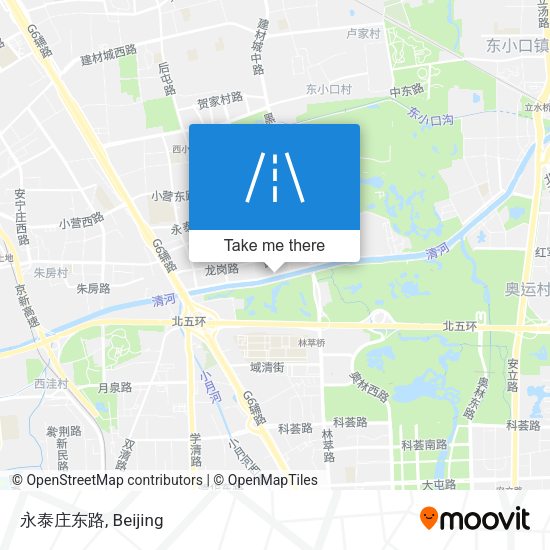 永泰庄东路 map