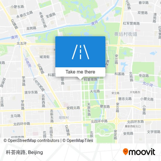 科荟南路 map