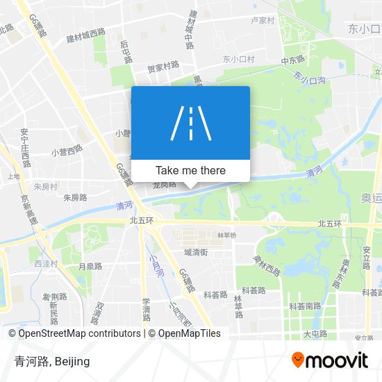 青河路 map