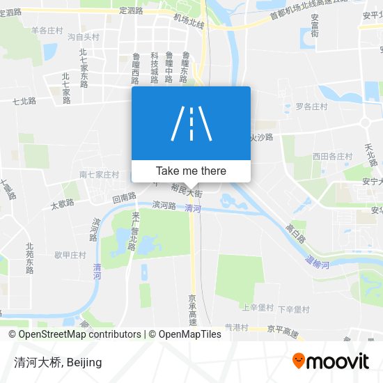 清河大桥 map