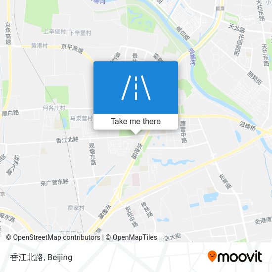 香江北路 map
