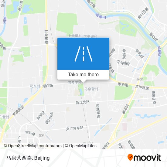 马泉营西路 map