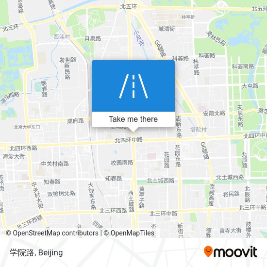 学院路 map