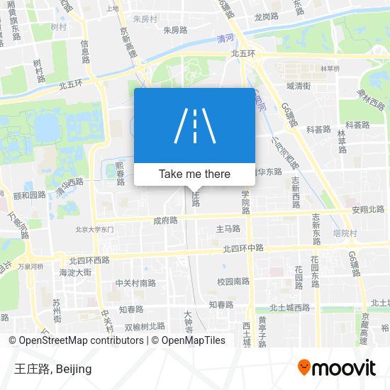 王庄路 map