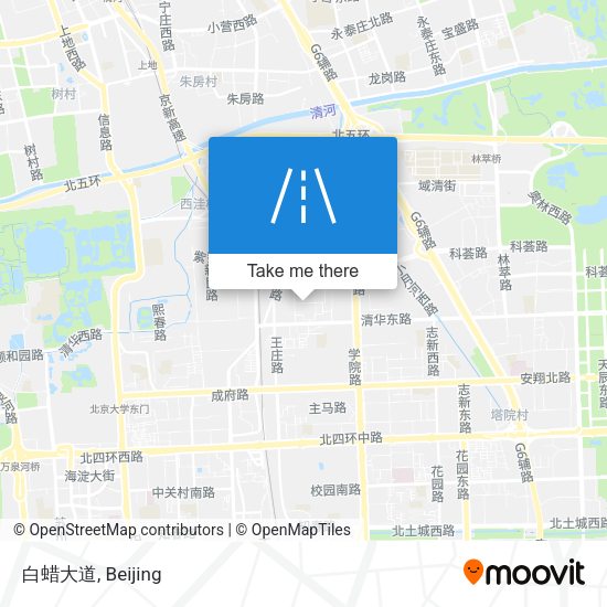 白蜡大道 map