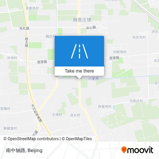 南中轴路 map