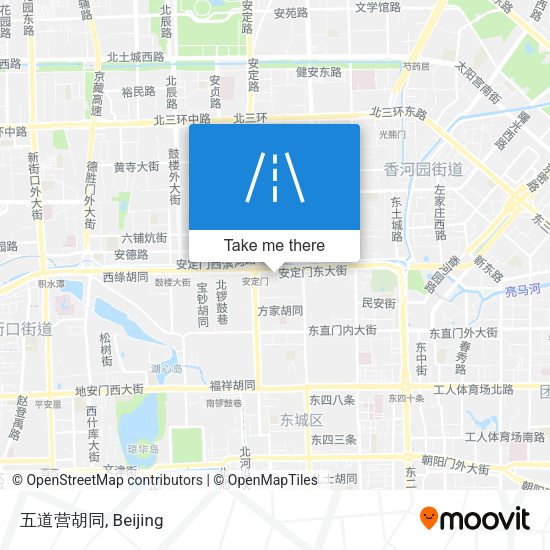 五道营胡同 map