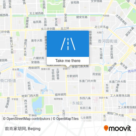 前肖家胡同 map