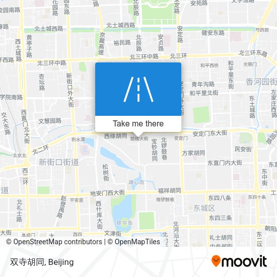 双寺胡同 map