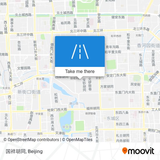 国祥胡同 map