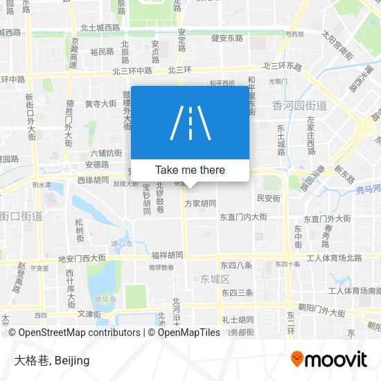 大格巷 map