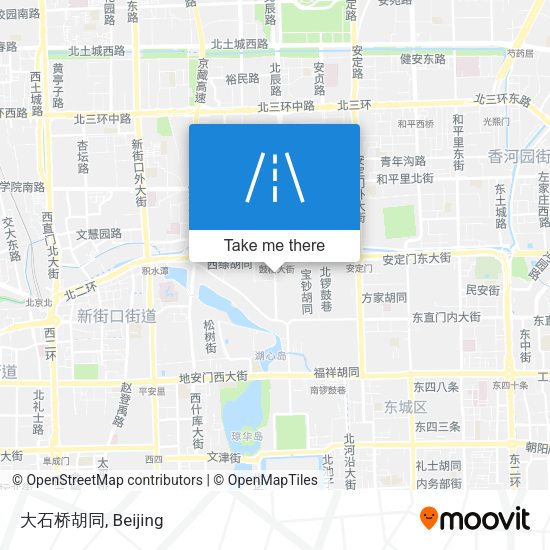大石桥胡同 map