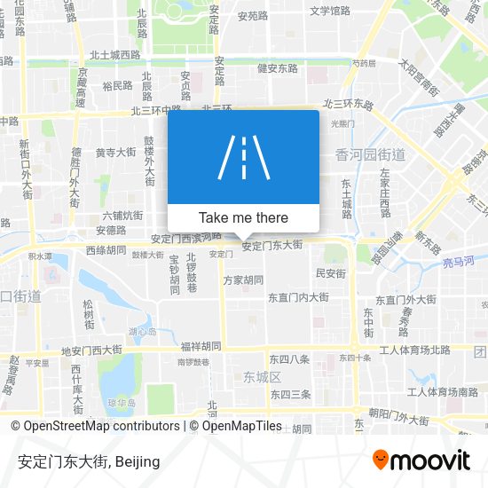 安定门东大街 map