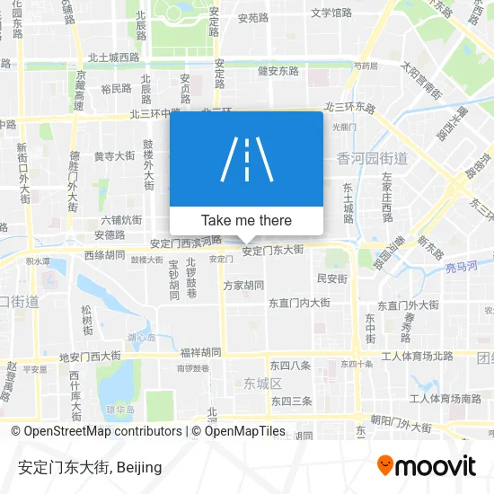 安定门东大街 map