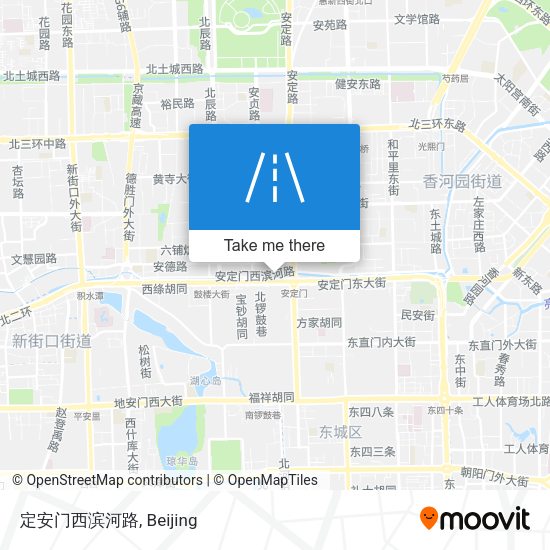 定安门西滨河路 map