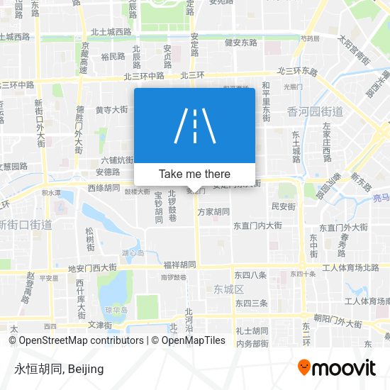 永恒胡同 map