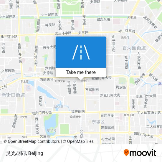 灵光胡同 map