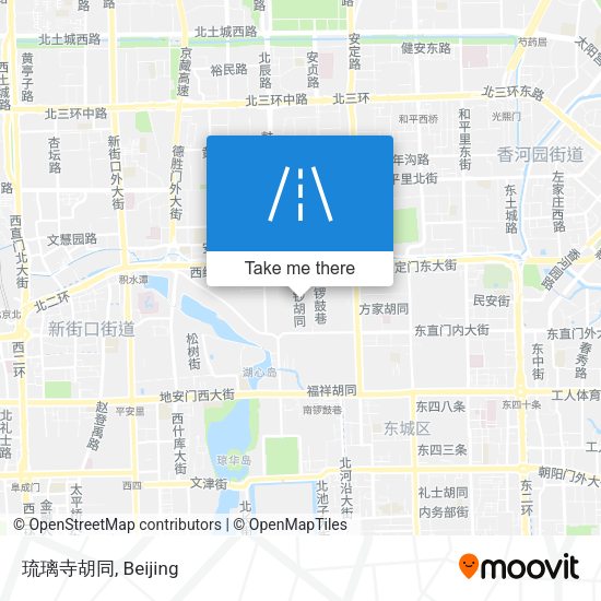 琉璃寺胡同 map