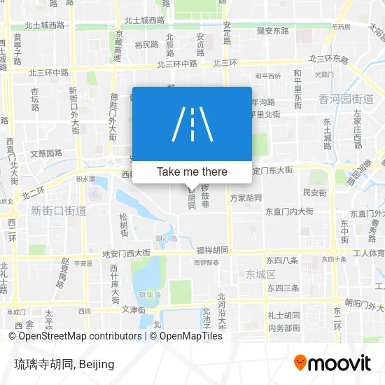 琉璃寺胡同 map